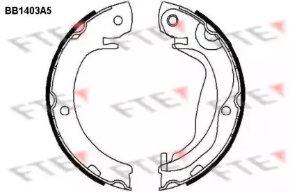 Комплект тормозных колодок, стояночная тормозная система FTE купить