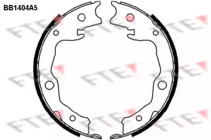 Комплект тормозных колодок, стояночная тормозная система FTE купить