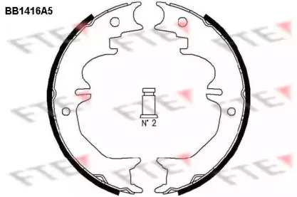 Комплект тормозных колодок, стояночная тормозная система FTE купить