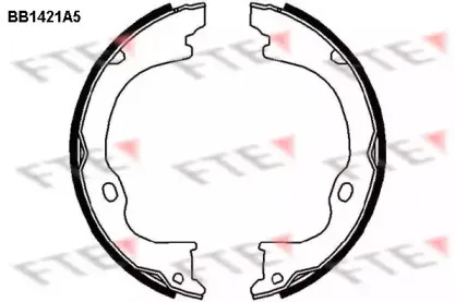 Комплект тормозных колодок, стояночная тормозная система FTE купить