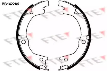 Комплект тормозных колодок, стояночная тормозная система FTE купить