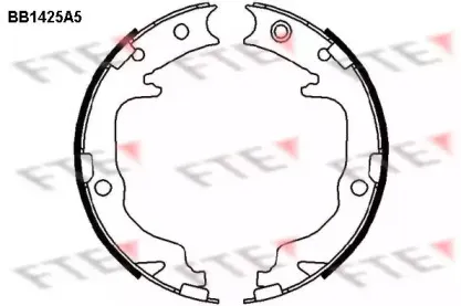 Комплект тормозных колодок, стояночная тормозная система FTE купить