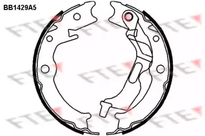 Комплект тормозных колодок, стояночная тормозная система FTE купить