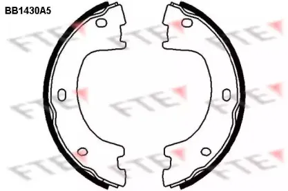 Комплект тормозных колодок, стояночная тормозная система FTE купить
