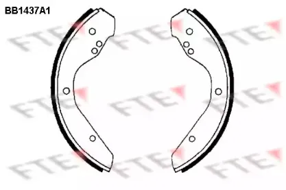 Комплект тормозных колодок FTE купить