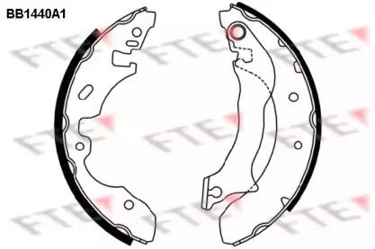 Комплект тормозных колодок FTE купить
