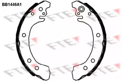 Комплект тормозных колодок FTE купить