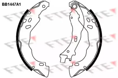 Комплект тормозных колодок FTE купить