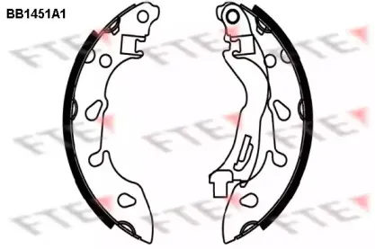 Комплект тормозных колодок FTE купить