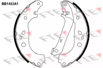 Комплект тормозных колодок FTE купить