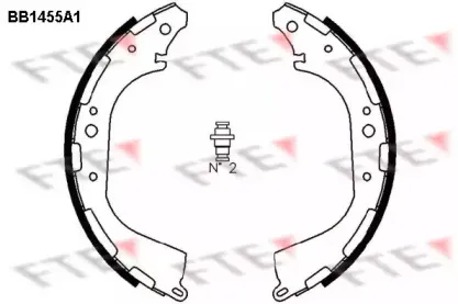Комплект тормозных колодок FTE купить