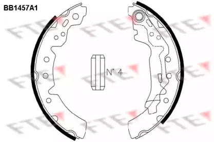 Комплект тормозных колодок FTE купить