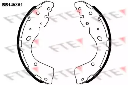Комплект тормозных колодок FTE купить