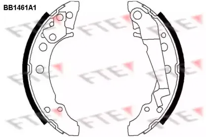 Комплект тормозных колодок FTE купить