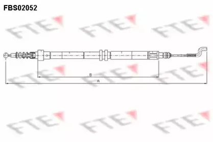 Трос, стояночная тормозная система FTE купить