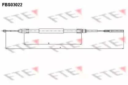 Трос, стояночная тормозная система FTE купить