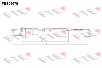 Трос, стояночная тормозная система FTE купить