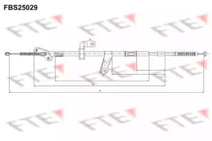 Трос, стояночная тормозная система FTE купить