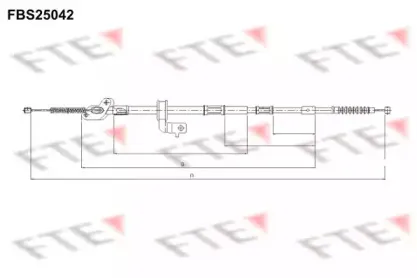 Трос, стояночная тормозная система FTE купить