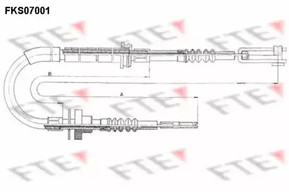 Трос, управление сцеплением FTE купить