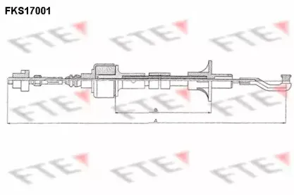 Трос, управление сцеплением FTE купить