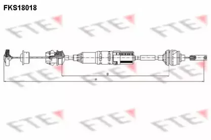 Трос, управление сцеплением FTE купить