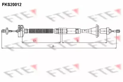 Трос, управление сцеплением FTE купить