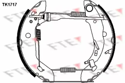 Комплект тормозных колодок FTE купить