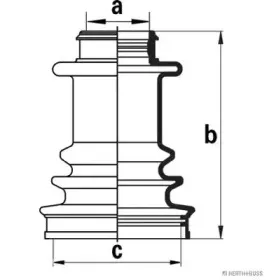 Комплект пылника, приводной вал HERTH+BUSS JAKOPARTS купить