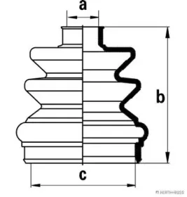 Комплект пылника, приводной вал HERTH+BUSS JAKOPARTS купить