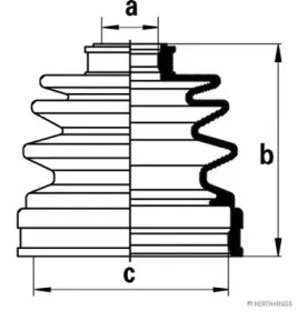 Комплект пылника, приводной вал HERTH+BUSS JAKOPARTS купить