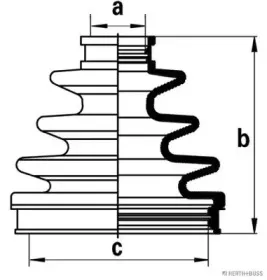Комплект пылника, приводной вал HERTH+BUSS JAKOPARTS купить