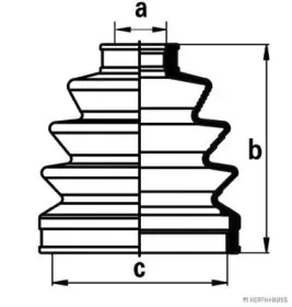 Комплект пылника, приводной вал HERTH+BUSS JAKOPARTS купить