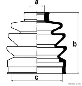 Комплект пылника, приводной вал HERTH+BUSS JAKOPARTS купить