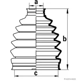 Комплект пылника, приводной вал HERTH+BUSS JAKOPARTS купить
