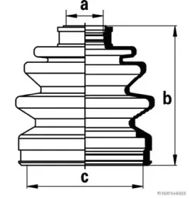 Комплект пылника, приводной вал HERTH+BUSS JAKOPARTS купить