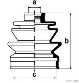 Комплект пылника, приводной вал HERTH+BUSS JAKOPARTS купить