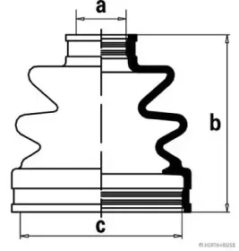 Комплект пылника, приводной вал HERTH+BUSS JAKOPARTS купить