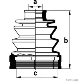 Комплект пылника, приводной вал HERTH+BUSS JAKOPARTS купить