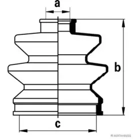Комплект пылника, приводной вал HERTH+BUSS JAKOPARTS купить