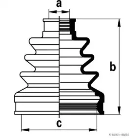 Комплект пылника, приводной вал HERTH+BUSS JAKOPARTS купить