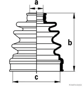 Комплект пылника, приводной вал HERTH+BUSS JAKOPARTS купить
