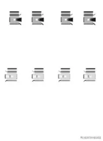 Комплектующие, колодки дискового тормоза HERTH+BUSS JAKOPARTS купить