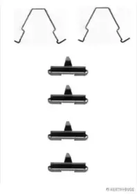 Комплектующие, колодки дискового тормоза HERTH+BUSS JAKOPARTS купить