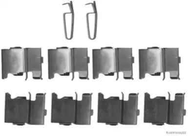 Комплектующие, колодки дискового тормоза HERTH+BUSS JAKOPARTS купить