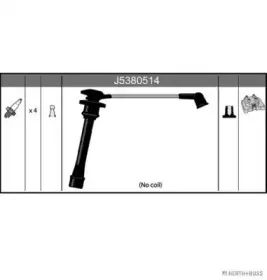 Комплект кабелів високовольтних HERTH+BUSS JAKOPARTS купить