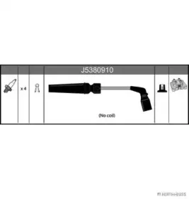 Комплект проводов зажигания HERTH+BUSS JAKOPARTS купить