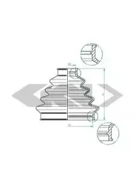 Пыльник, приводной вал LÖBRO купить