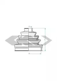 Пыльник, приводной вал LÖBRO купить