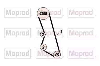 Комплект ремня ГРМ QUINTON HAZELL купить